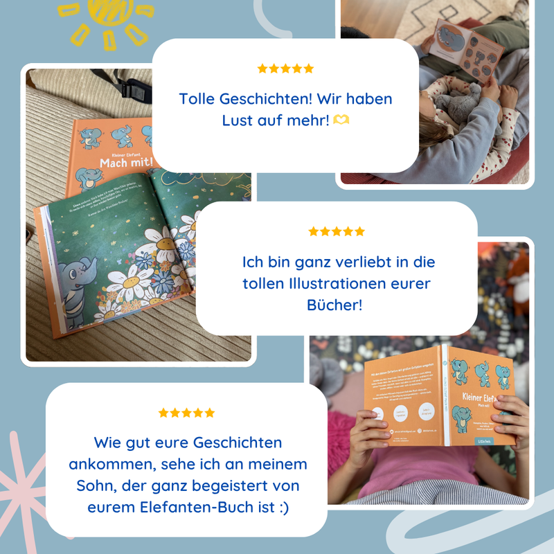 Der kleine Elefant: Das Gefühls-Bücher-Set