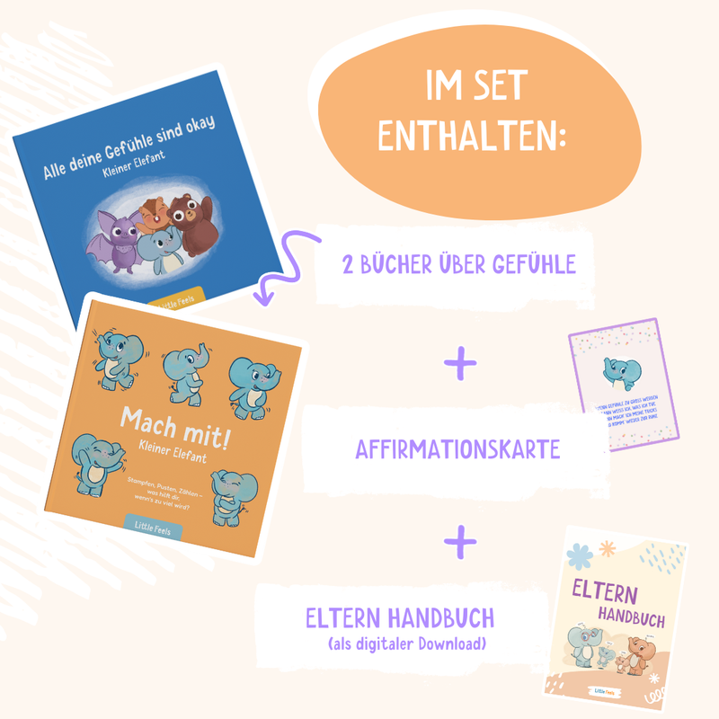 Der kleine Elefant: Das Gefühls-Bücher-Set